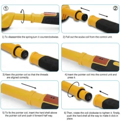 PulseDive Scuba Metal Detector, Pulse Induction 8