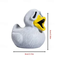 Punk Duck Goth Resin Duck, Halloween Ducks, Rock Duck, The 80's Punk Duck, Frightening Collectible Duck Figure, Dark Duck Bath Toys, Gifts, Collectibles, Decorations