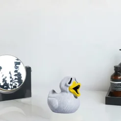 Punk Duck Goth Resin Duck, Halloween Ducks, Rock Duck, The 80's Punk Duck, Frightening Collectible Duck Figure, Dark Duck Bath Toys, Gifts, Collectibles, Decorations