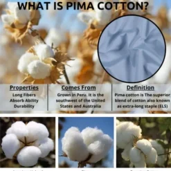 Pure 100% Pima Cotton Duvet Cover 4PCS Set Supima 140-TC Luxury Soft Silkly Sateen Bedding Set 1 Dovet Cover 1 Flat Sheet 2 Pillowcases