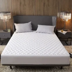 Queen Full King Protective Bed Cover Waterproof Mattress Protector Quilted Fitted Mattress Pad Bed Protector Mattress Cover Bed Cover Brushed Anti Allergy Breathable Moisture Proof