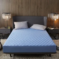 Queen Full King Protective Bed Cover Waterproof Mattress Protector Quilted Fitted Mattress Pad Bed Protector Mattress Cover Bed Cover Brushed Anti Allergy Breathable Moisture Proof