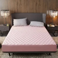 Queen Full King Protective Bed Cover Waterproof Mattress Protector Quilted Fitted Mattress Pad Bed Protector Mattress Cover Bed Cover Brushed Anti Allergy Breathable Moisture Proof