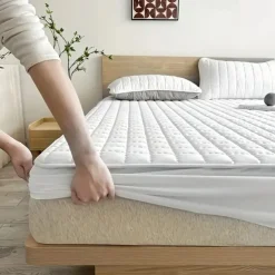 Queen Full King Protective Bed Cover Waterproof Mattress Protector Quilted Fitted Mattress Pad Bed Protector Protective Mattress Cover Soft Comfortable