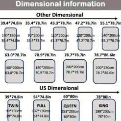 Queen Full King Protective Bed Cover Waterproof Mattress Protector Quilted Fitted Mattress Pad Bed Protector Protective Mattress Cover Soft Comfortable