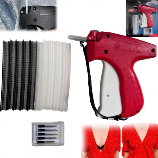 Quick Clothing Fixer,Consulbefor Sewing Machine,Quilt Tacking Gun,Micro stitch Gun,Mini Stitch Hemming Gun for Clothes,Micro Tagging Stitch Tool for Clothing