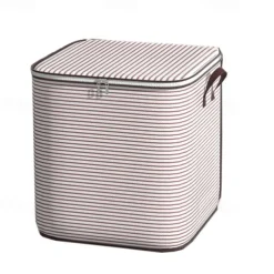 Quilt Storage Box With Handlr, Large Capacity Moving Packing Bag With Zipper, Luggage Bag, Household Quilt Organizer Bag, Clothes Clothing Quilt Packing Finishing Bag For Wardrobe Organizer