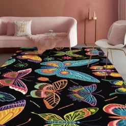 Quilting Art Dots Area Rug Kitchen Mat Non-Slip Oil Proof Floor Mat Livingroom Rug Indoor Outdoor Mat Bedroom Decor Bathroom Mat Entrance Rug Door Mat