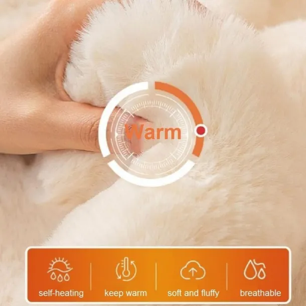 Rabbit Plush Mesh Red Sofa Cushion, Winter Thickened Plush Cushion, Non Slip Leather Sofa Cover, Cloth Towel