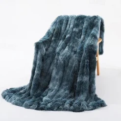 Rainbow Blanket, Soft and Cozy Fluffy Blanket Ultra Warm Living Blanket, Perfect Sofa or Bedspread,Sofa Blanket, Wool Blanket,Versatile Outdoor Blanket Throw