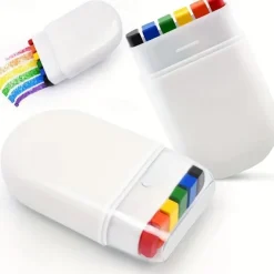 Rainbow Face Painting Pen Set - 6 Vibrant Colors for Creative DIY Fun, Perfect for Pride Celebrations, Birthday Parties, and Festive Cosmetics