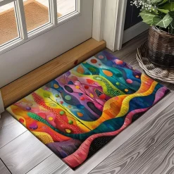 Rainbow Pride Month LGBTQ Doormat Kitchen Mat Floor Mat Non-Slip Area Rug Oil Proof Rug Indoor Outdoor Mat Bedroom Decor Bathroom Mat Entrance Entreyway Rug