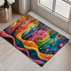 Rainbow Pride Month LGBTQ Doormat Kitchen Mat Floor Mat Non-Slip Area Rug Oil Proof Rug Indoor Outdoor Mat Bedroom Decor Bathroom Mat Entrance Entreyway Rug