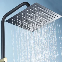 Rainfall Shower Head, Contemporary Luxury Rain Shower in Painted Finishes