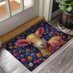 Ramadan Sheep Doormat Floor Mats Washable Rugs Kitchen Mat Non-Slip Oil Proof Rug Indoor Outdoor Mat Bedroom Decor Bathroom Mat Entrance Rug