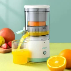 Rechargeable Electric Juicer, Portable Wireless Citrus Juicer Blender Machine
