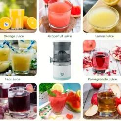 Rechargeable Electric Juicer, Portable Wireless Citrus Juicer Blender Machine