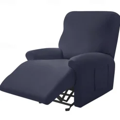 Recliner Cover Arm Chair Burgundy Recliner Covers Slipcover Stretch Couch Cover Washable Chair Cover Protector for Dogs Pet(1 Backrest Cover, 1 Seat Cover, 2 Armrest Cover)