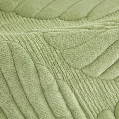Recliner Covers for Pets Slipcover Sage Green Sofa Cover Leaf Jacquard Sofa Couch Cover Furniture Protector with Elastic Straps for Pets Kids Children Dog Cat