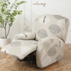 Recliner Covers Stretch Recliner Covers Arm Chair Slipcover Washable Couch Cover with Pocket Protector for Pet, Dogs(1 Backest Cover,1 Seat Cover,2 Armrest Cover)