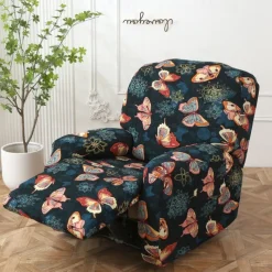 Recliner Covers Stretch Recliner Covers Arm Chair Slipcover Washable Couch Cover with Pocket Protector for Pet, Dogs(1 Backest Cover,1 Seat Cover,2 Armrest Cover)