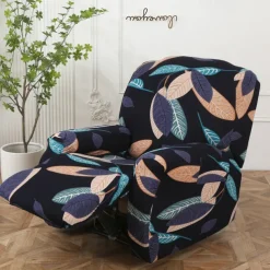 Recliner Covers Stretch Recliner Covers Arm Chair Slipcover Washable Couch Cover with Pocket Protector for Pet, Dogs(1 Backest Cover,1 Seat Cover,2 Armrest Cover)