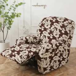 Recliner Covers Stretch Recliner Covers Arm Chair Slipcover Washable Couch Cover with Pocket Protector for Pet, Dogs(1 Backest Cover,1 Seat Cover,2 Armrest Cover)