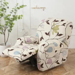 Recliner Covers Stretch Recliner Covers Arm Chair Slipcover Washable Couch Cover with Pocket Protector for Pet, Dogs(1 Backest Cover,1 Seat Cover,2 Armrest Cover)