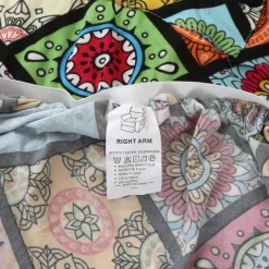 Recliner Covers Stretch Recliner Covers Arm Chair Slipcover Washable Couch Cover with Pocket Protector for Pet, Dogs(1 Backest Cover,1 Seat Cover,2 Armrest Cover)