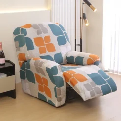 Recliner Sofa Cover Non-Slip All-Inclusive Massage Lazy Boy Single Seat Couch Cover Durable Armchair Slipcover Stretchable Protector for Living Room or Office Furniture