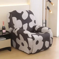 Recliner Sofa Cover Non-Slip All-Inclusive Massage Lazy Boy Single Seat Couch Cover Durable Armchair Slipcover Stretchable Protector for Living Room or Office Furniture