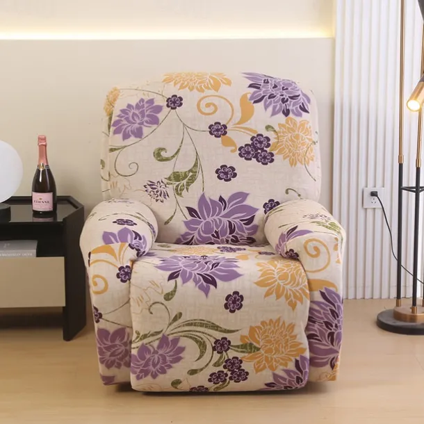 Recliner Sofa Cover Non-Slip All-Inclusive Massage Lazy Boy Single Seat Couch Cover Durable Armchair Slipcover Stretchable Protector for Living Room or Office Furniture