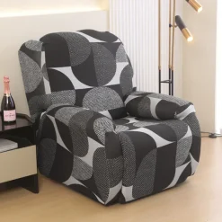 Recliner Sofa Cover Non-Slip All-Inclusive Massage Lazy Boy Single Seat Couch Cover Durable Armchair Slipcover Stretchable Protector for Living Room or Office Furniture