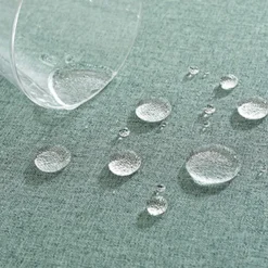 Rectangle Tablecloth Waterproof Table Cloth Stain Resistant Table Cloth Wrinkle Free Fabric Washable Cotton Linen Table Cover for Dining Party Holiday Decor