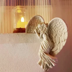 Redemption Angel Door Frame Pendant Awakening Angel Wings Pendant Door Frame Decoration Resin Pendant Decoration