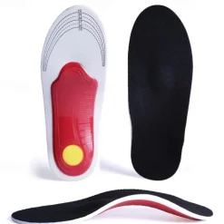Relieve Foot Pain Instantly with EVA Arch Support Orthotic Insoles - Buy One Size Up for Maximum Comfort!