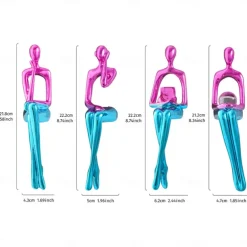 Resin Abstract Reading Figurine, Faux Jade Stone Modern Art Sculpture, Home Decor for Dining Room, Parties, and Tabletop Decoration