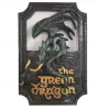 Resin Crafts Lord of The Rings The Prancing Pony and The Green Dragon Pub Signs Set Handmade Bar Style Sign Pub Home Office Garden Decorative Sign