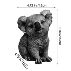 Resin Koala Garden Statues Sculptures Ornament Home Garden Decoration Animal Statue