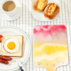 Resin Silicone Tray Molds Casting Mold For Epoxy Resin DIY Resin Large Serving Rectangle Shape Handle Board For Home Decoration-Crafting Agate Geode Rolling Tray