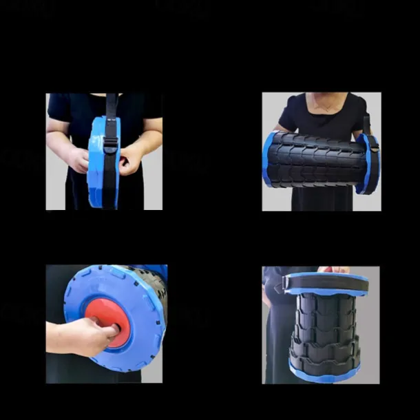 Retractable Folding Stool, Collapsible Stool Upgraded Portable Telescopic Collapsible Stool, Folding Stools for Adults Portable Telescoping Stool for Camping Gardening Fishing Outdoor Activities