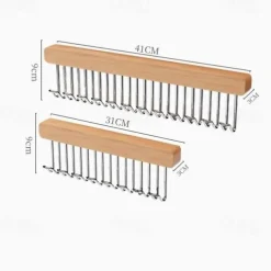 Retractable Wall-Mounted Coat Hook Rack for Home Use, Retractable Tool Organizer with 8/12 Hooks