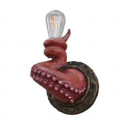 Retro Hanging Wall Light, Retro Octopus Tentacle Light, Monsters with Bulbs Hanging Wall Octopus Tentacle lamp Holder for Home Decor
