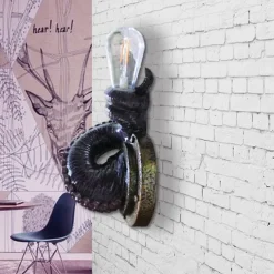 Retro Hanging Wall Light, Retro Octopus Tentacle Light, Monsters with Bulbs Hanging Wall Octopus Tentacle lamp Holder for Home Decor