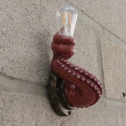 Retro Hanging Wall Light, Retro Octopus Tentacle Light, Monsters with Bulbs Hanging Wall Octopus Tentacle lamp Holder for Home Decor