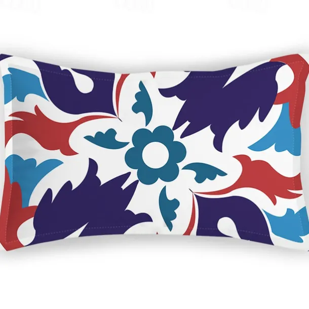 Retro Pillowcases, Classical Elegant Flannel Twill Imitation Pillowcases, Home Bedding, Printed Satin, New Chinese Style Pillowcases