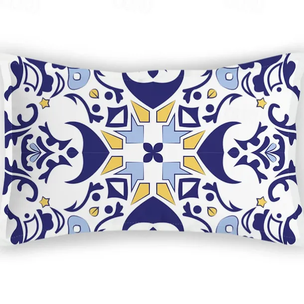 Retro Pillowcases, Classical Elegant Flannel Twill Imitation Pillowcases, Home Bedding, Printed Satin, New Chinese Style Pillowcases