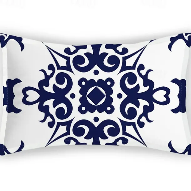 Retro Pillowcases, Classical Elegant Flannel Twill Imitation Pillowcases, Home Bedding, Printed Satin, New Chinese Style Pillowcases