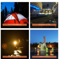 Retro Solar Camping Lights Portable Lantern Dimming Rechargeable LED Hanging Lights Power Bank Travel Tents Camp Supplies