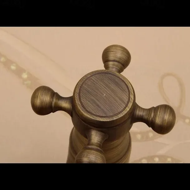 Retro Style Utility Sink Black Laundry Faucet, Wall Mount High Arc Two Handles Two Holes Wash Basin Tap with Hot and Cold Water Hoses, Laundry Tub Pot Filler Commercial Faucet, Ceramic Valve Included